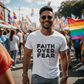 Faith Over Fear (Black) - Bella + Canvas 3001 Unisex T-shirt Front Print - Gift for Her - Gift for Him