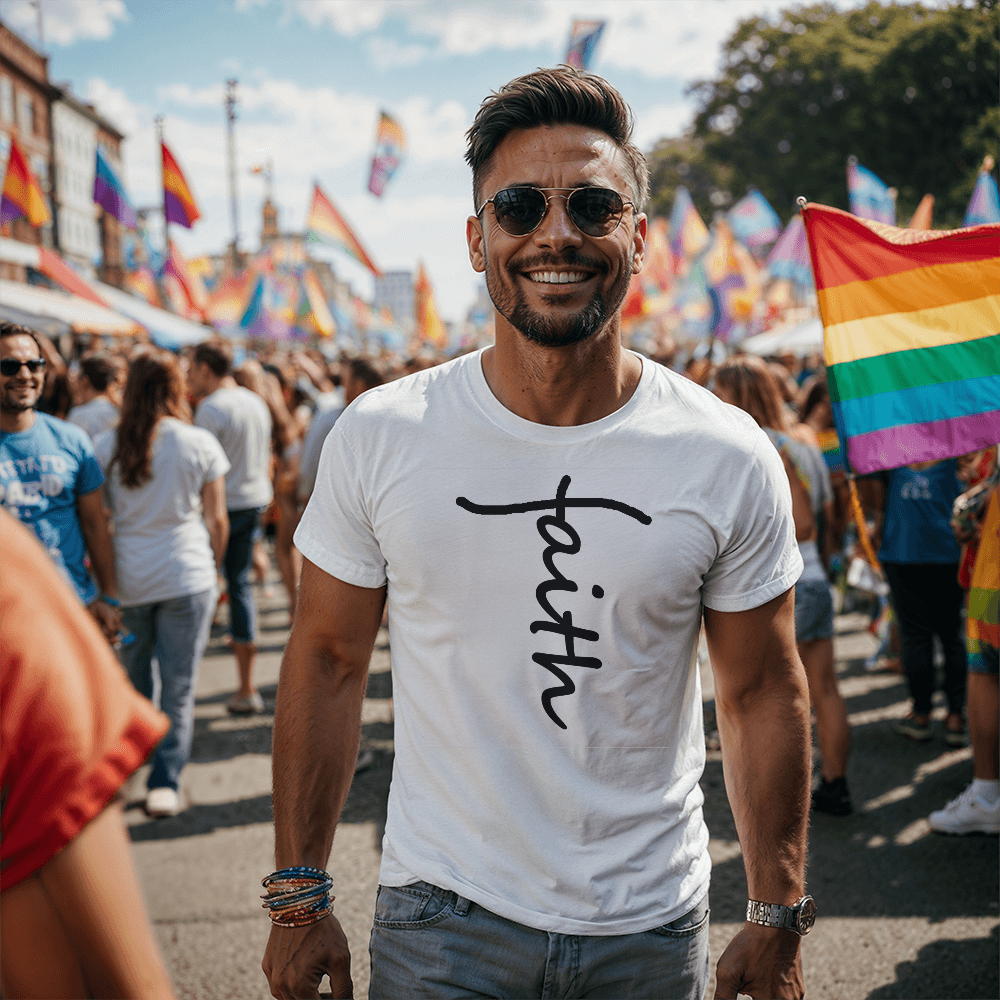 Faith (Black) – T-Shirt – Gift for Her – Gift for Him