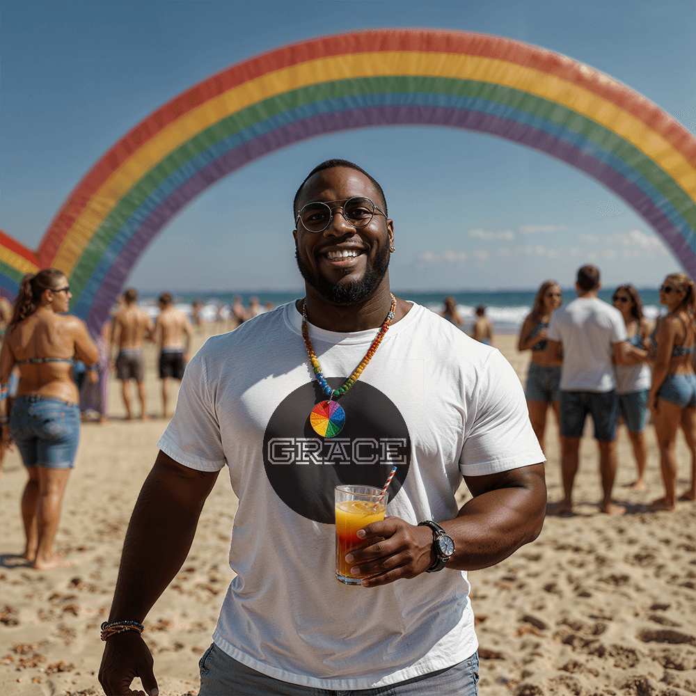 GRACE - Bella + Canvas 3001 Unisex T-shirt Front Print - Gift for Her - Gift for Him