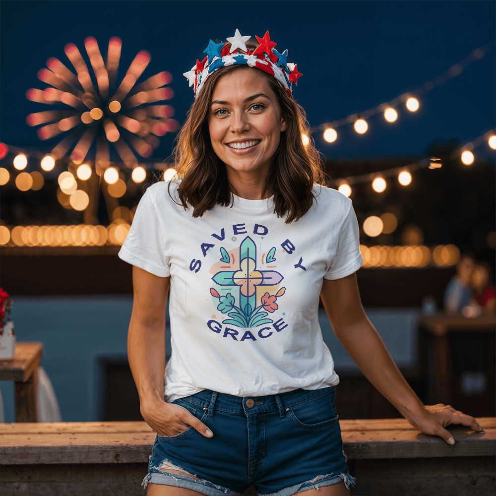 Saved By Grace T-Shirt – Gift for Her