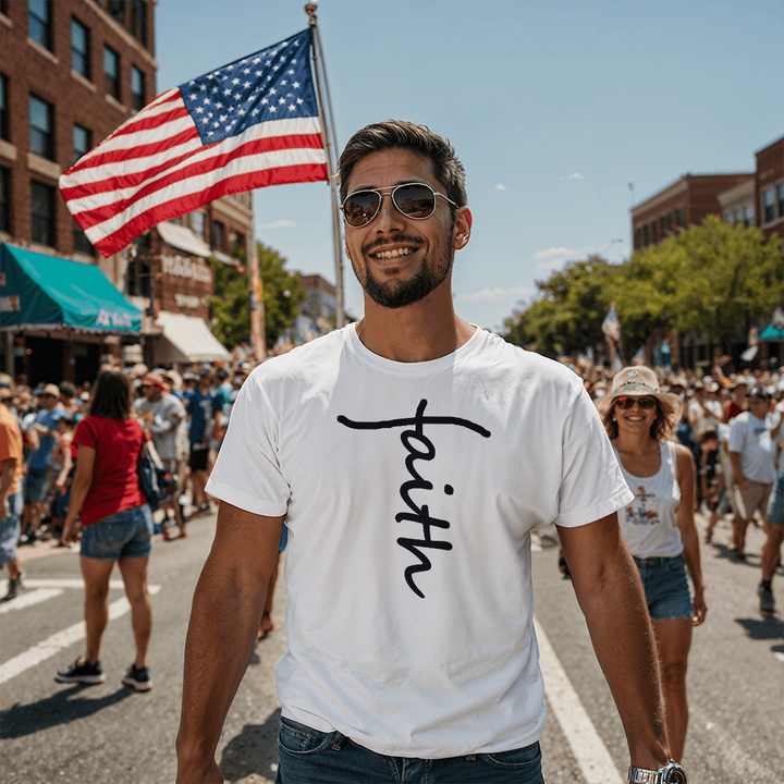 Faith (Black) – T-Shirt – Gift for Her – Gift for Him