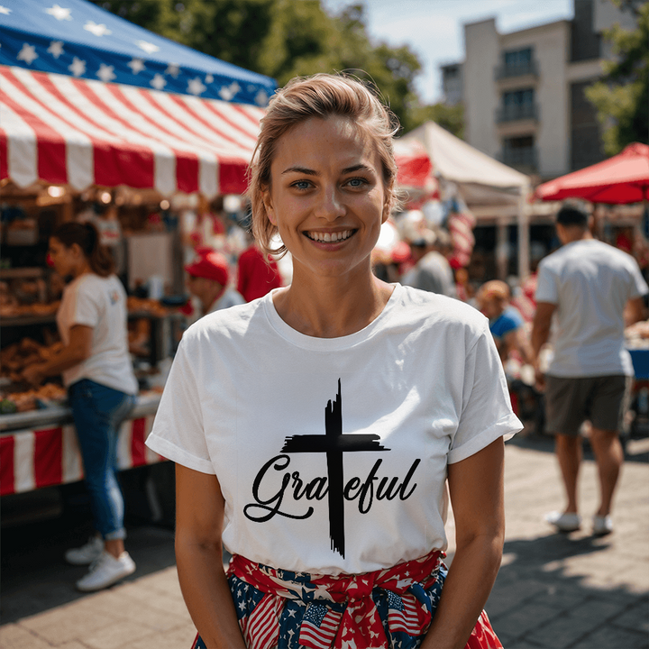 Grateful T-Shirt – Gift for Her - Gift for Him
