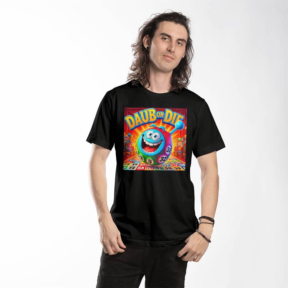 Daub Or Die - Bella + Canvas 3001 Unisex T-Shirt Front Print - Gift for Her - Gift for Him