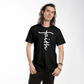 Faith (White) - Bella + Canvas 3001 Unisex T-Shirt Front Print - Gift for Her - Gift for Him