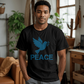 PEACE - Bella + Canvas 3001 Unisex T-shirt Front Print - Gift for Her - Gift for Him