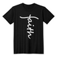 Faith (White) - Bella + Canvas 3001 Unisex T-Shirt Front Print - Gift for Her - Gift for Him