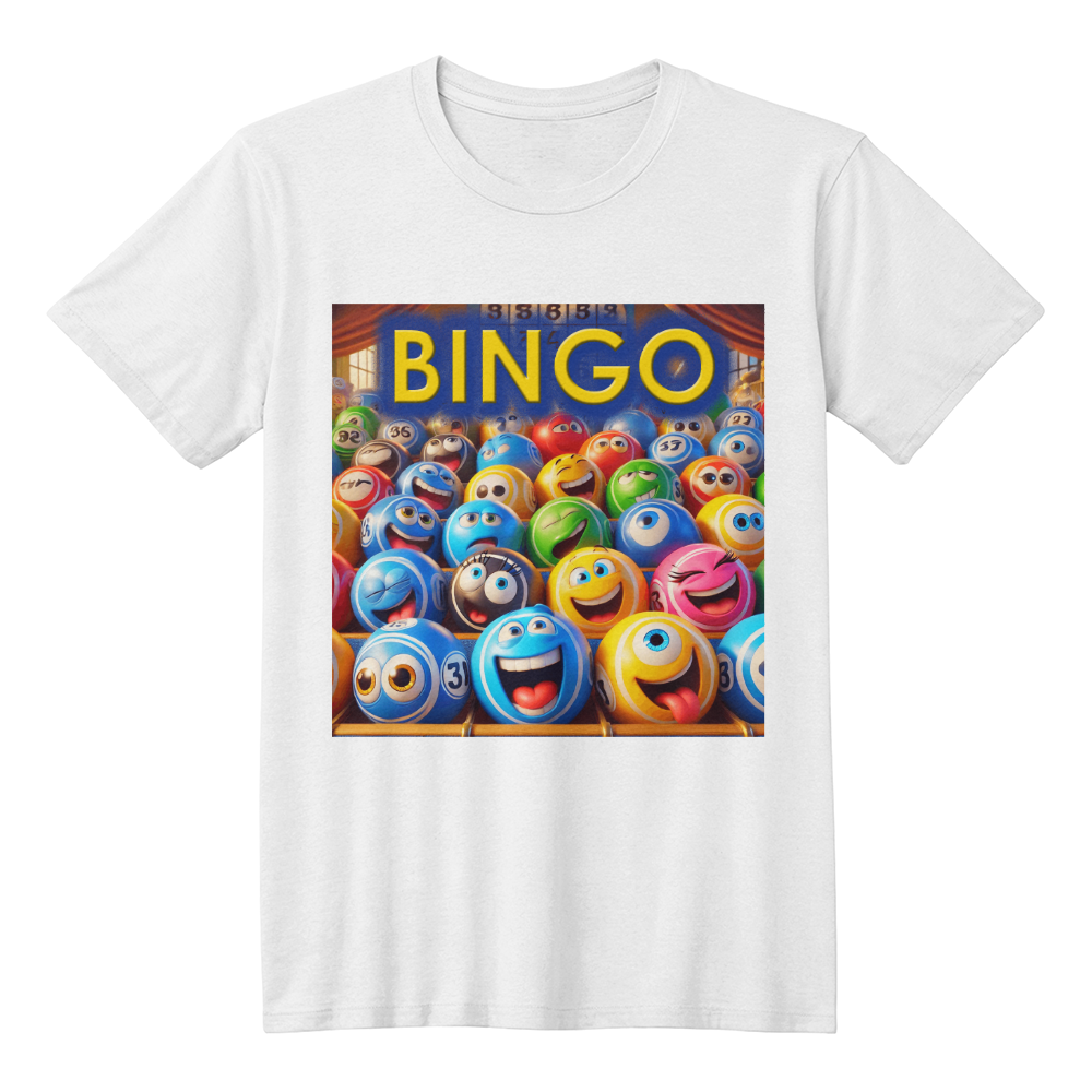 Bingo 01 - Bella + Canvas 3001 Unisex T-Shirt Front Print - Gift for Her - Gift for Him