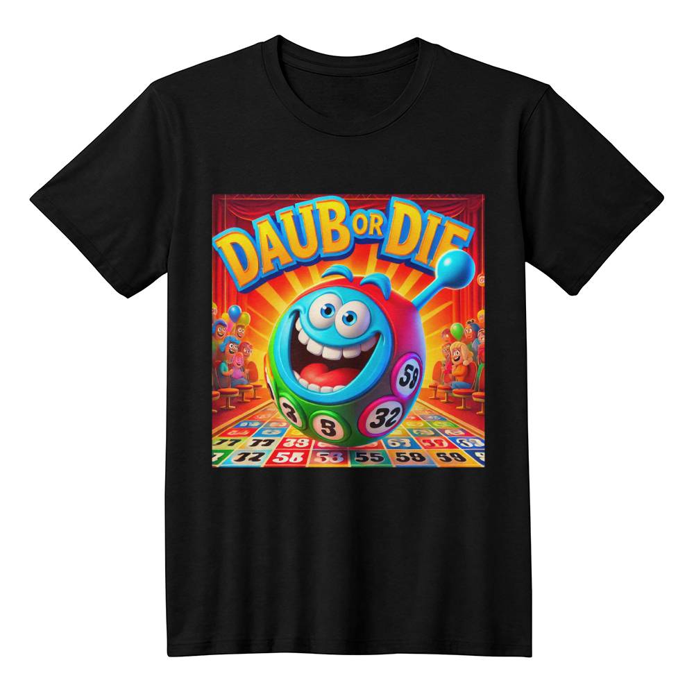 Daub Or Die - Bella + Canvas 3001 Unisex T-Shirt Front Print - Gift for Her - Gift for Him