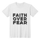 Faith Over Fear (Black) - Bella + Canvas 3001 Unisex T-shirt Front Print - Gift for Her - Gift for Him