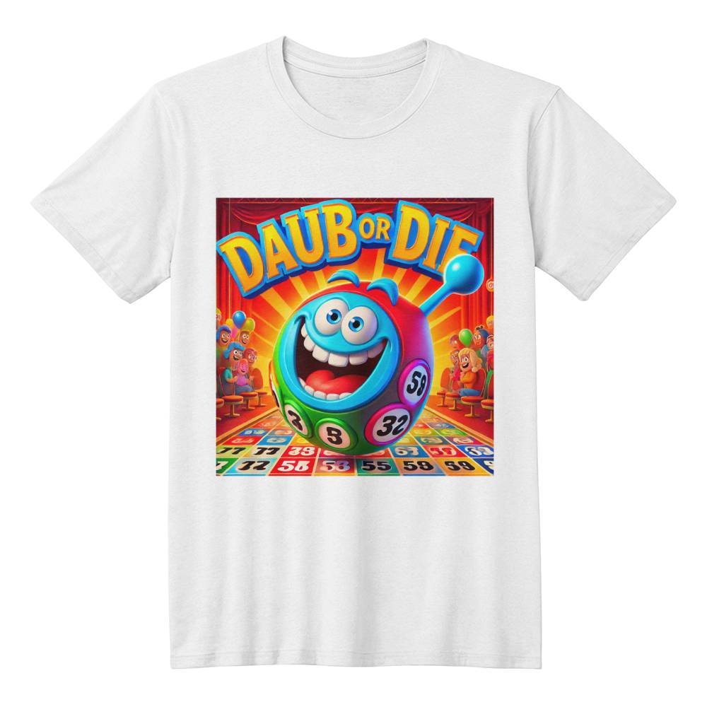 Daub Or Die - Bella + Canvas 3001 Unisex T-Shirt Front Print - Gift for Her - Gift for Him