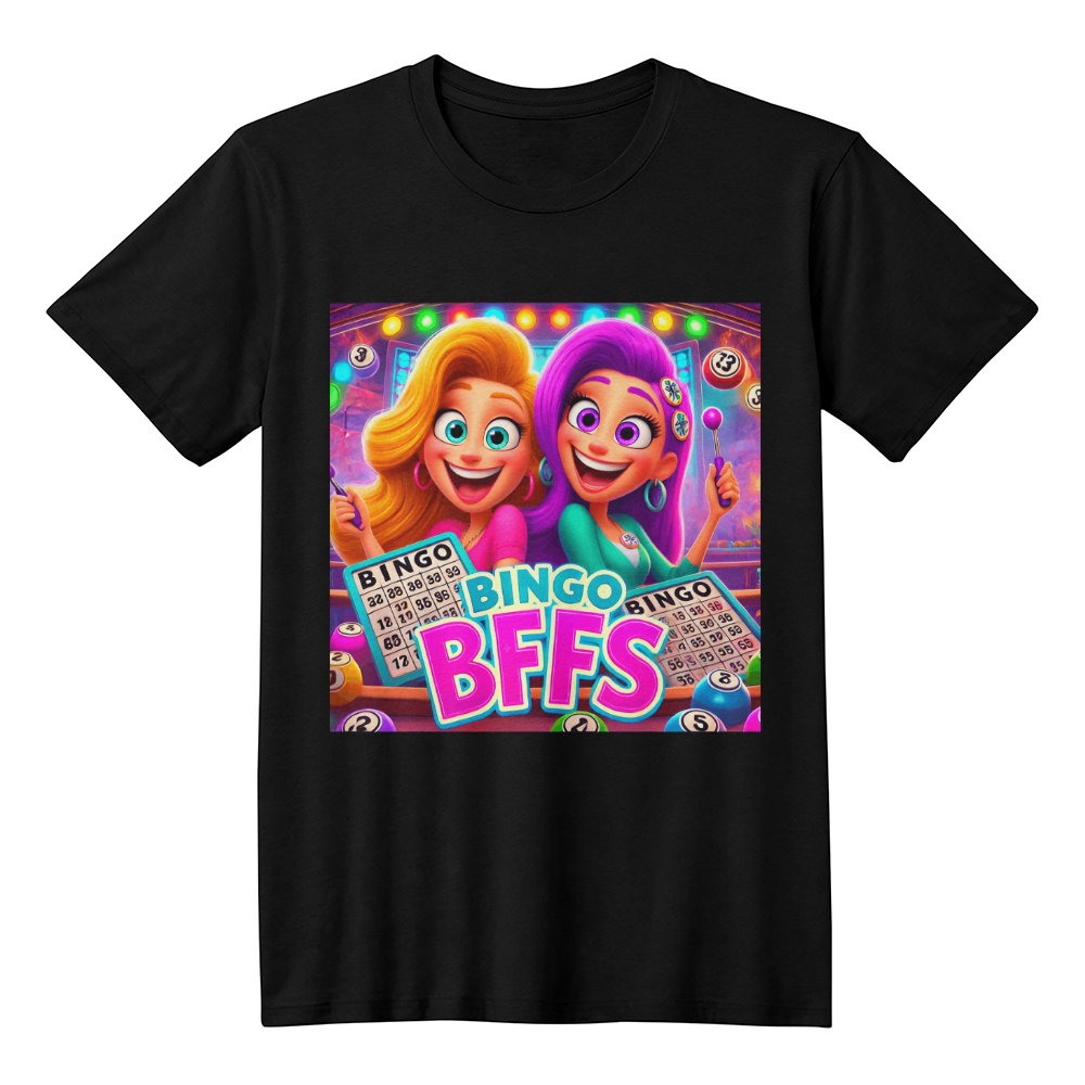 Bingo BFFS 2 - Bella + Canvas 3001 Unisex T-Shirt Front Print - Gift for Her
