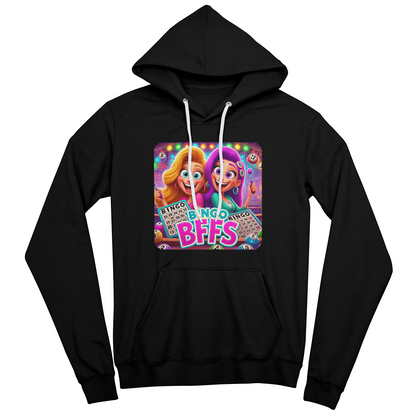 Bingo BFFS 2 - Bella + Canvas 3719 Unisex Pullover Hoodie Front Print - Gift for Her