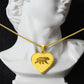 Mama Bear - Engraved Heart Necklace - Gift for Mom