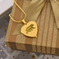 Mama Bear - Engraved Heart Necklace - Gift for Mom