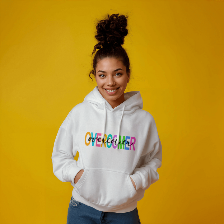 Overcomer Hooded Sweatshirt – Gift for Her - Gift for Him