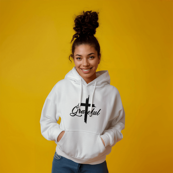 Grateful Hooded Sweatshirt – Gift for Her - Gift for Him