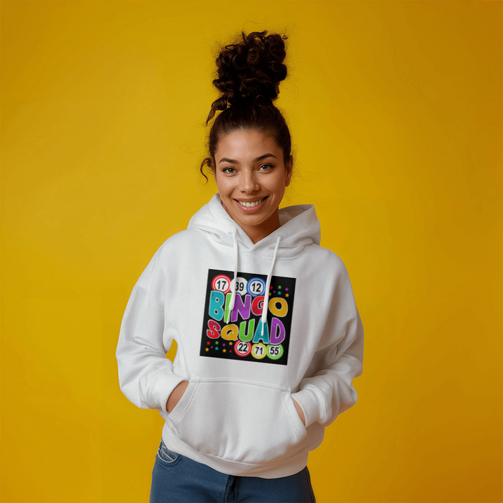 Bingo Squad Hooded Sweatshirt – Gift for Her