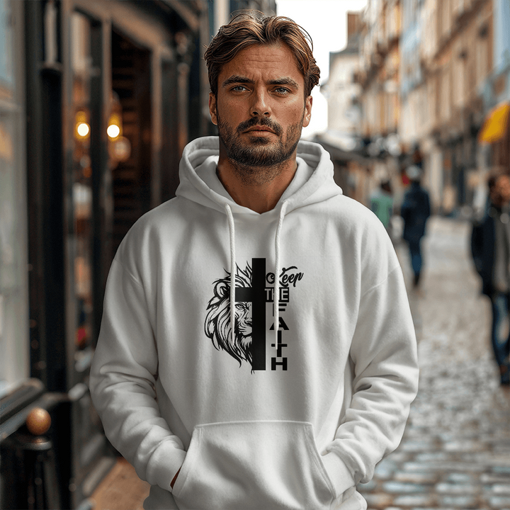 Keep The Faith Hooded Sweatshirt – Gift for Her - Gift for Him