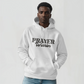 Prayer Warrior (Black) - Gildan 18500 Unisex Hooded Sweatshirt Front Print - Gift for Her - Gift for Him
