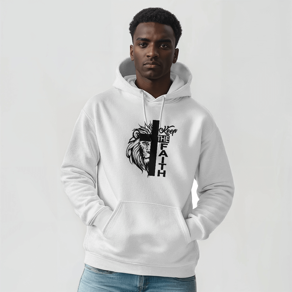 Keep The Faith 02 - Gildan 18500 Unisex Hooded Sweatshirt Front Print - Gift for Her - Gift for Him