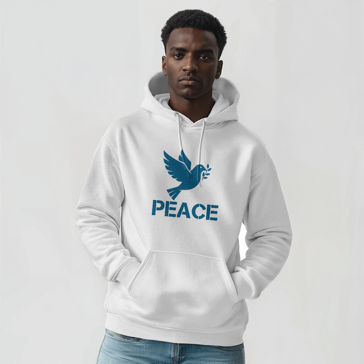 PEACE Hooded Sweatshirt – Gift for Her - Gift for Him