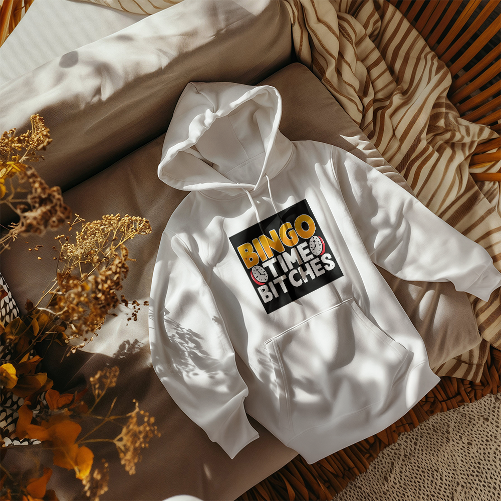 Bingo Time Bitches Unisex Hoodie – Gift for Her