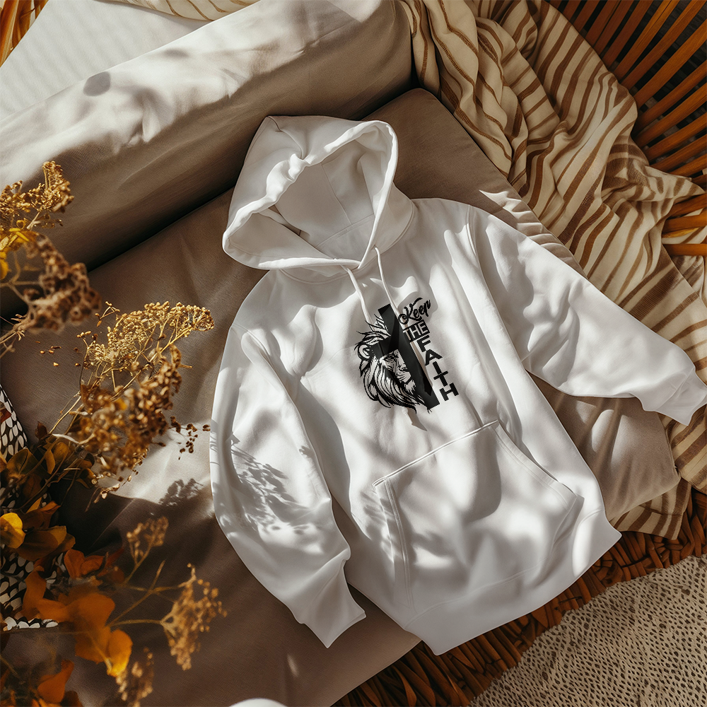 Keep The Faith Hooded Sweatshirt – Gift for Her - Gift for Him