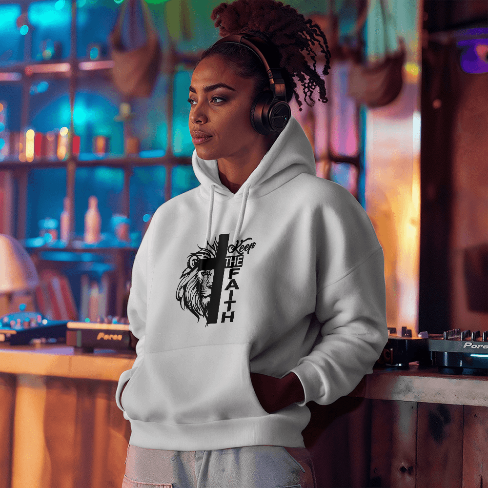 Keep The Faith Hooded Sweatshirt – Gift for Her - Gift for Him
