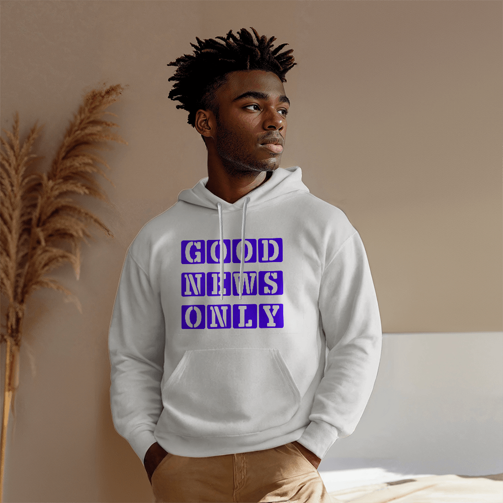 Good News Only - Gildan 18500 Unisex Hooded Sweatshirt Front Print - Gift for Her - Gift for Him