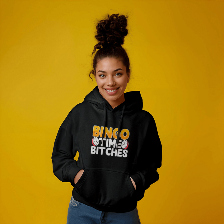Bingo Time Bitches Unisex Hoodie – Gift for Her