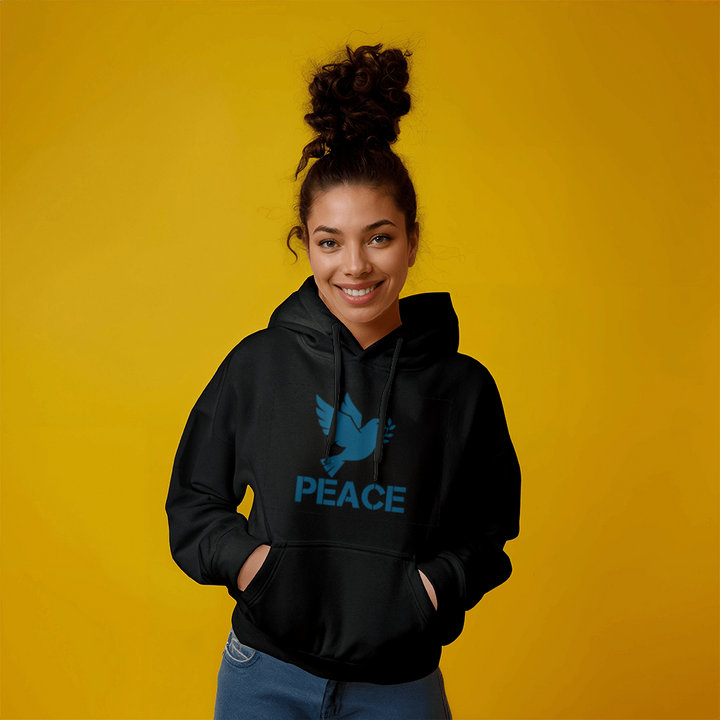 PEACE Hooded Sweatshirt – Gift for Her - Gift for Him
