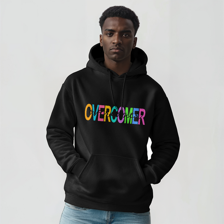 Overcomer Hooded Sweatshirt – Gift for Her - Gift for Him