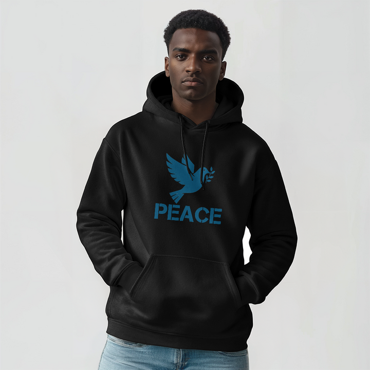 PEACE Hooded Sweatshirt – Gift for Her - Gift for Him