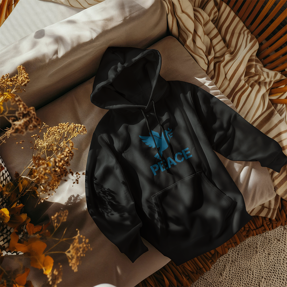 PEACE Hooded Sweatshirt – Gift for Her - Gift for Him