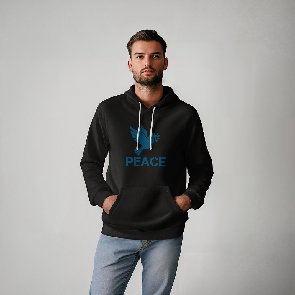 PEACE Hooded Sweatshirt – Gift for Her - Gift for Him