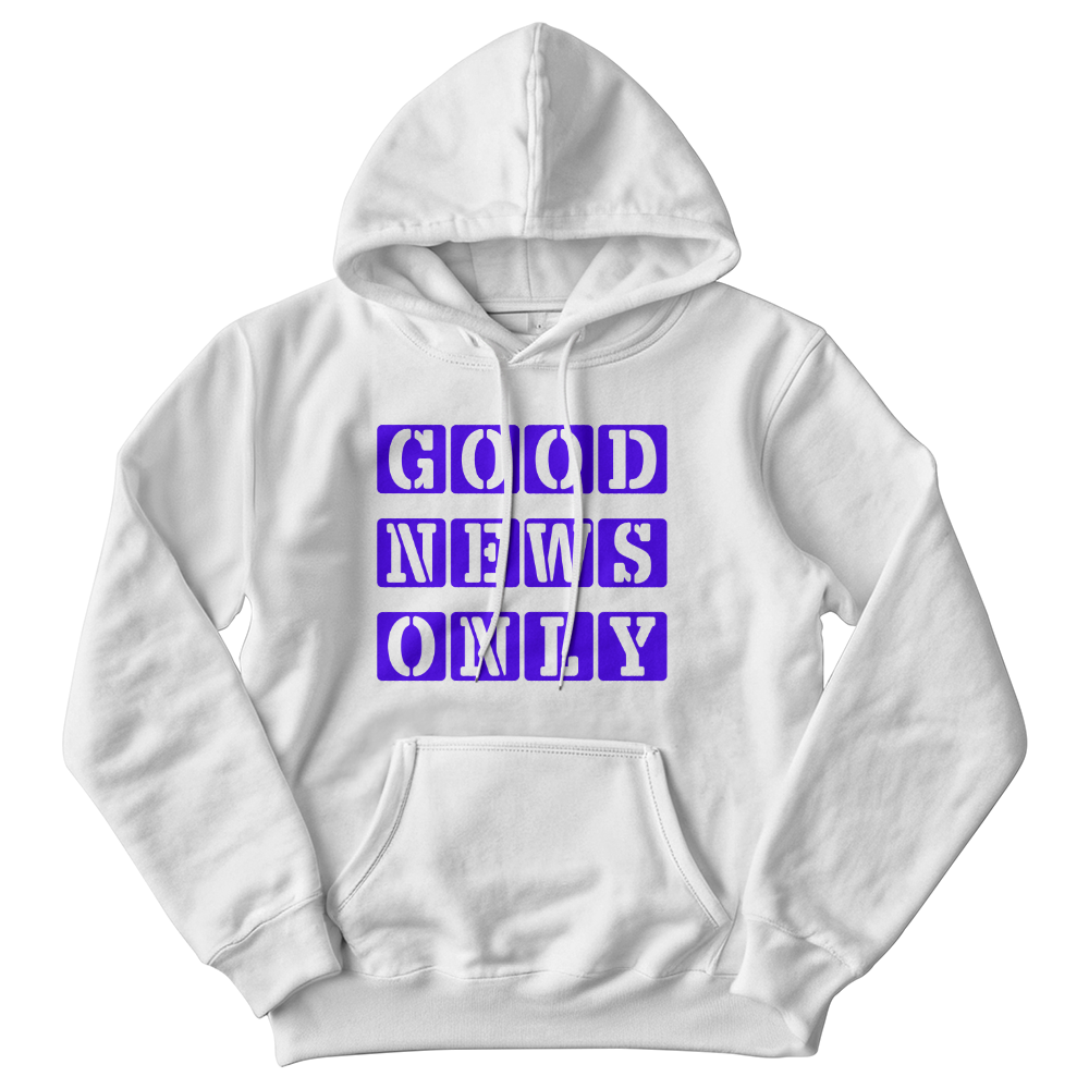 Good News Only - Gildan 18500 Unisex Hooded Sweatshirt Front Print - Gift for Her - Gift for Him