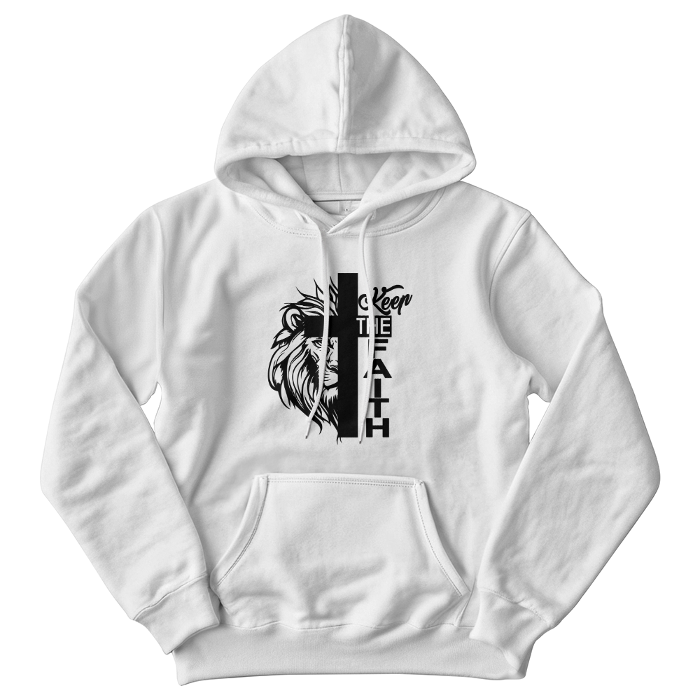 Keep The Faith 02 - Gildan 18500 Unisex Hooded Sweatshirt Front Print - Gift for Her - Gift for Him