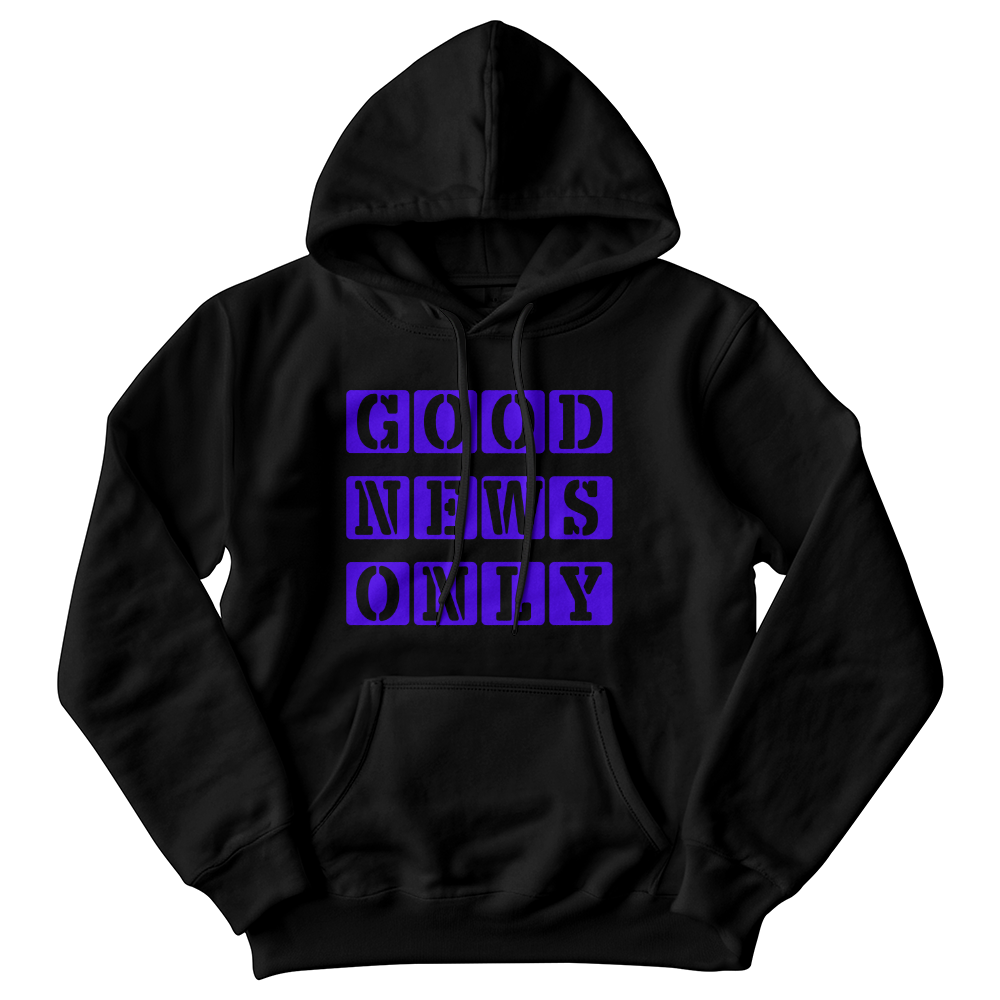 Good News Only - Gildan 18500 Unisex Hooded Sweatshirt Front Print - Gift for Her - Gift for Him