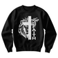 Keep The Faith 02 - Gildan 18000 Unisex Crewneck Sweatshirt Front Print - Gift for Her - Gift for Him