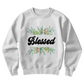 Blessed - Gildan 18000 Unisex Crewneck Sweatshirt Front Print - Gift for Her