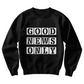 Good News Only (White) - Gildan 18000 Unisex Crewneck Sweatshirt Front Print - Gift for Her - Gift for Him
