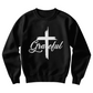 Grateful - Gildan 18000 Unisex Crewneck Sweatshirt Front Print - Gift for Her - Gift for Him