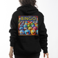 Bingo 1 - Bella + Canvas 3719 Pullover Fleece Hoodie Back Print - Gift for Her - Gift for Him