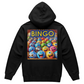 Bingo 1 - Bella + Canvas 3719 Pullover Fleece Hoodie Back Print - Gift for Her - Gift for Him
