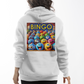 Bingo 1 - Bella + Canvas 3719 Pullover Fleece Hoodie Back Print - Gift for Her - Gift for Him