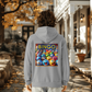 Bingo 1 - Bella + Canvas 3719 Pullover Fleece Hoodie Back Print - Gift for Her - Gift for Him