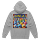 Bingo 1 - Bella + Canvas 3719 Pullover Fleece Hoodie Back Print - Gift for Her - Gift for Him