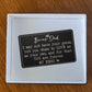 Bonus Dad, I May Not Have Your Genes, But You Chose To LOVE Me As Your Own - Engraved Metal Wallet Card - Gift for Dad