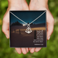 Faith Anchor Necklace – Gift for Her - Gift for Him