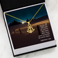 Faith Anchor Necklace – Gift for Her - Gift for Him